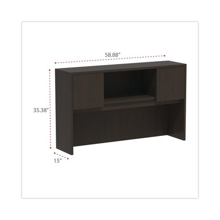 Alera Hospitality Hutch, 59x15, Espresso VA286015ES